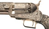 ENGRAVED, COLT 1851 NAVY REVOLVERwith the TIFFANY STYLE GRIP - 3 of 10