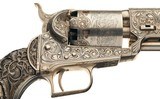 ENGRAVED, COLT 1851 NAVY REVOLVERwith the TIFFANY STYLE GRIP - 1 of 10