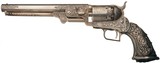 ENGRAVED, COLT 1851 NAVY REVOLVER
with the TIFFANY STYLE GRIP - 10 of 10