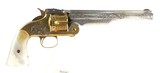Stunning Nimschke Style New York Engraved Smith & Wesson Model 3, First Model Russian Single Action.
