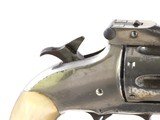 Smith & Wesson Model 3 Second Model American Single Action .44 Henry Rimfire Caliber Revolver with Pearl Grips and Factory Letter - 5 of 9