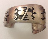 Vintage Hopi Sterling Silver Cuff
bracelet maker marked ( Michael Sockyma )
turtle spirit - 3 of 14