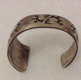 Vintage Hopi Sterling Silver Cuff
bracelet maker marked ( Michael Sockyma )
turtle spirit - 5 of 14