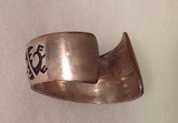 Vintage Hopi Sterling Silver Cuff
bracelet maker marked ( Michael Sockyma )
turtle spirit - 13 of 14