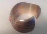 Navajo Native American sterling silverbracelet with red coral - 5 of 7