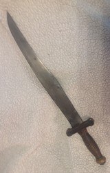 Confederate Bowie Knife / Sword, maker - W.J. McElroy ( Macon Georgia ) - 6 of 9