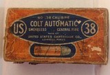 colt Automatic US 38 United States Cartridge Co. - 2 of 7
