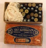 colt Automatic US 38 United States Cartridge Co. - 1 of 7