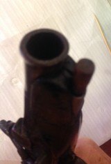 Cannon barrel boxlock Flintlock conversion belt pistol 50 cal. ? - 11 of 15