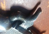 Scottish all medal rams horn butt pistol maker marked also London - 14 of 15
