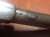 Scottish all medal rams horn butt pistol maker marked also London - 15 of 15