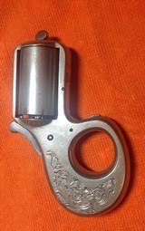 Knuckle Duster 22cal. 7 shot (James Reid) Fine Condition 98% Silver Finish - 1 of 15