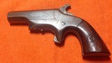Antique Darringer, 41 RF. ( SOUTHERNER ) Brown Mfg. Co. Barrel 2 1/2 inch V-Fine - 3 of 15