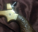 C. Sharps, Pepperbox 22cal. 2 1/2 inch barrel 30% blue Antique - 9 of 14