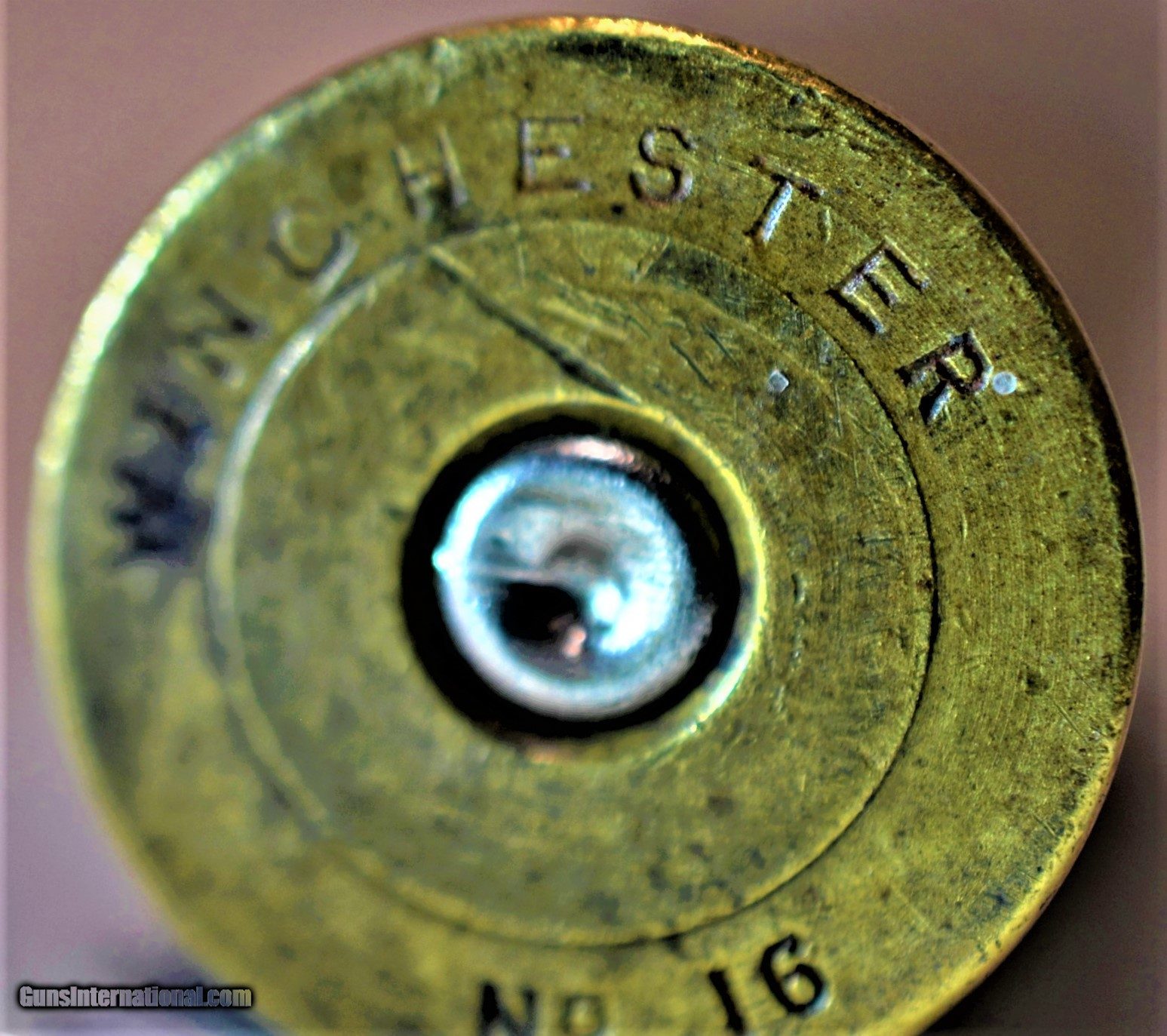 Winchester All Brass Shotgun Shell - Ruby Lane