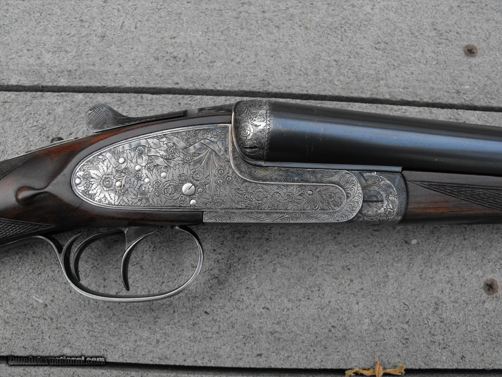 AYA Aguirre y Aranzabal Model XXV 12 Gauge True Sidelock Shotgun, A ...