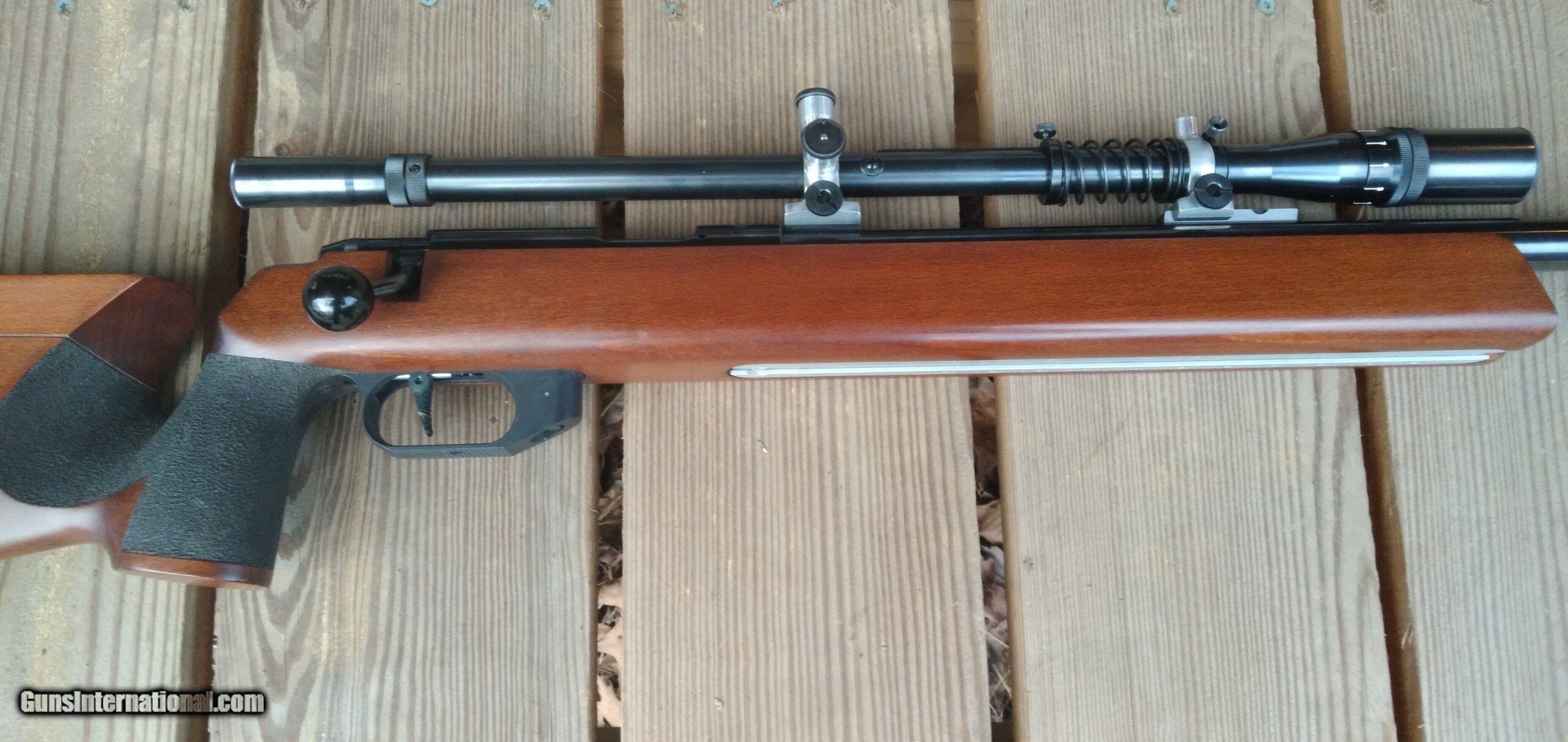 Anschutz Super Match 1913 22 Cal Target Rifle With Prone Stock And 8x
