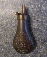 Spread Eagle Powder Flask for Colt Root or Remington Pocket, 95%+ Lacquer - 1 of 7