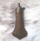 Colts Patent Peacock Powder Flask, Super Fine Condition - 2 of 6