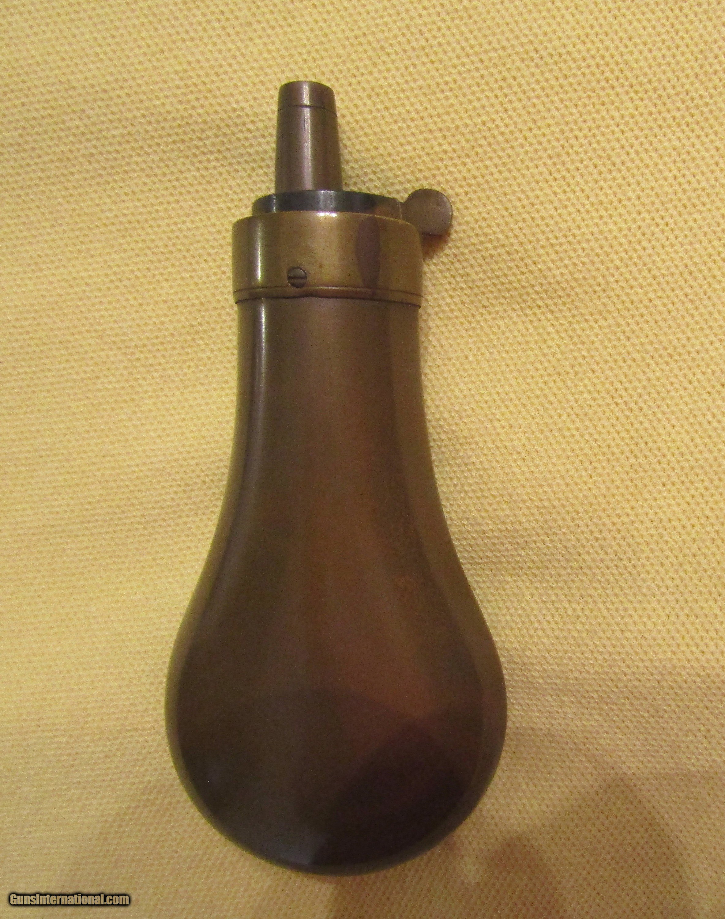 Colts Patent Powder Flask for 1862 36 Cal Pocket Police or 1862