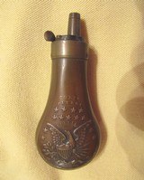 Colts Patent Powder Flask for 1862 36 Cal Pocket Police or 1862 Pocket Navy, Rare - 1 of 8