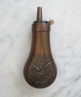 Colt Eagle and Shield Pocket Powder Flask for 1849 Colt Pocket Model - 2 of 9