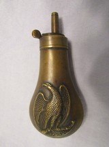 Colts Patent Standing Eagle Powder Flask for 1849 Pocket, Baby Dragoon & Colt Root