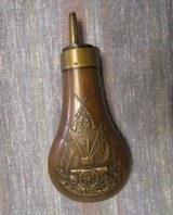 Navy Colt Powder Flask, Also Used With Double-Cased Dragoons, Superb - 3 of 8
