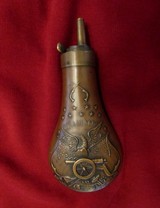 Coat of Arms Powder Flask for the Colt 1851 Navy/1860 Army - 8 of 10