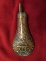 Coat of Arms Powder Flask for the Colt 1851 Navy/1860 Army - 2 of 10