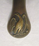 Colt 1849 Pocket Powder Flask, Eagle with Pistol in Talon - 9 of 9