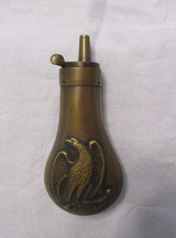 Colt 1849 Pocket Powder Flask, Eagle with Pistol in Talon