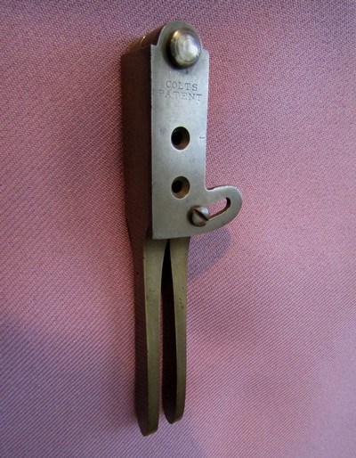 1851 Bullet Mold for the Navy Colt Square Back, or Early Navy, Extremely Rare