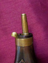Superb Quality Powder Flask for 1858 Remington Revolver - 6 of 10