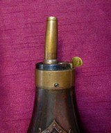 Superb Quality Powder Flask for 1858 Remington Revolver - 5 of 10