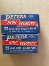 .22 Caliber various brand collectable ammo - 2 of 2