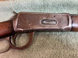 Winchester 1894 rifle 38-55 caliber, octagon barrel, manufactured 1896 - 2 of 14