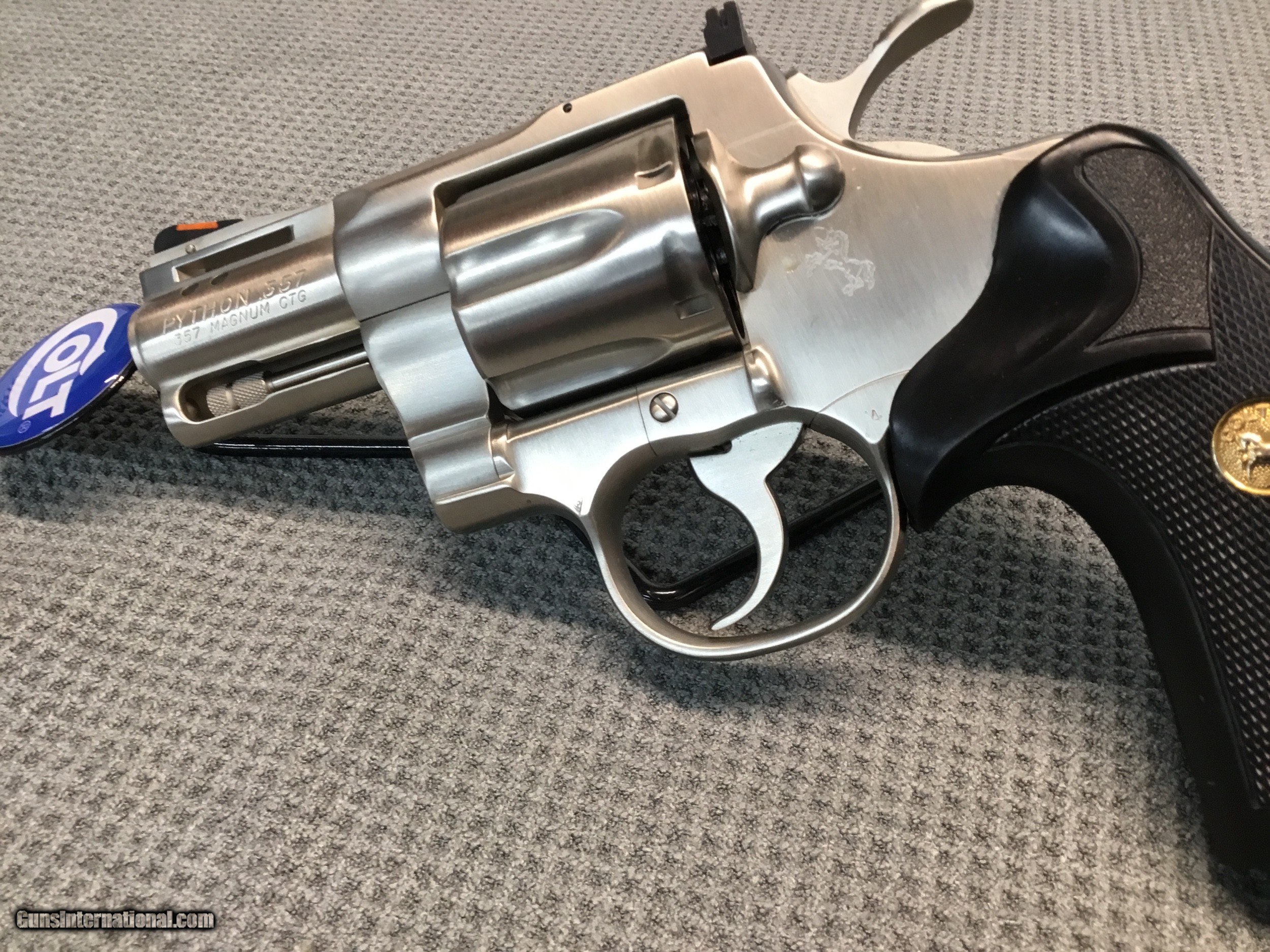 Colt python custom shop ported 2and half inch colt guard