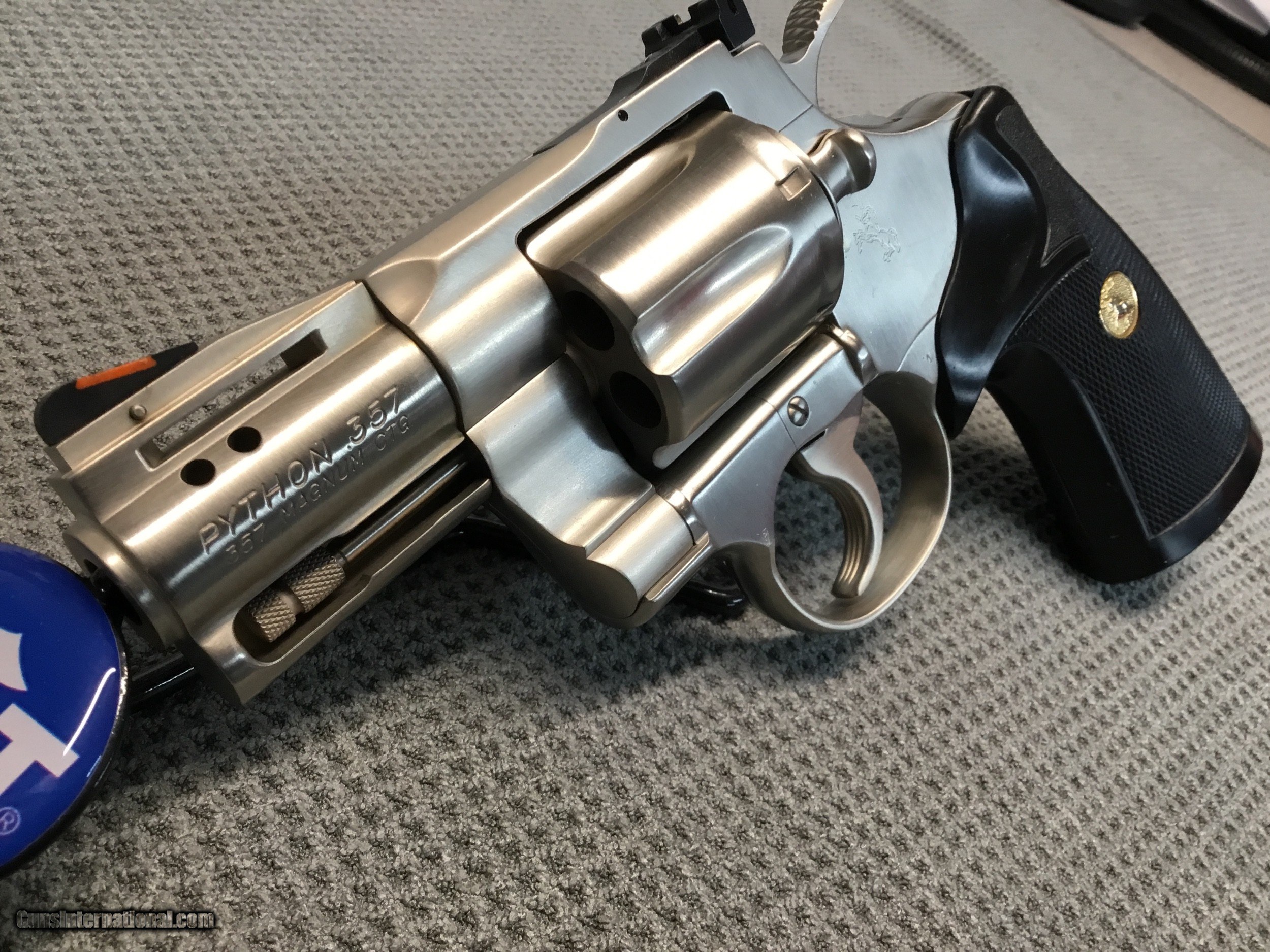 Colt python custom shop ported 2and half inch colt guard