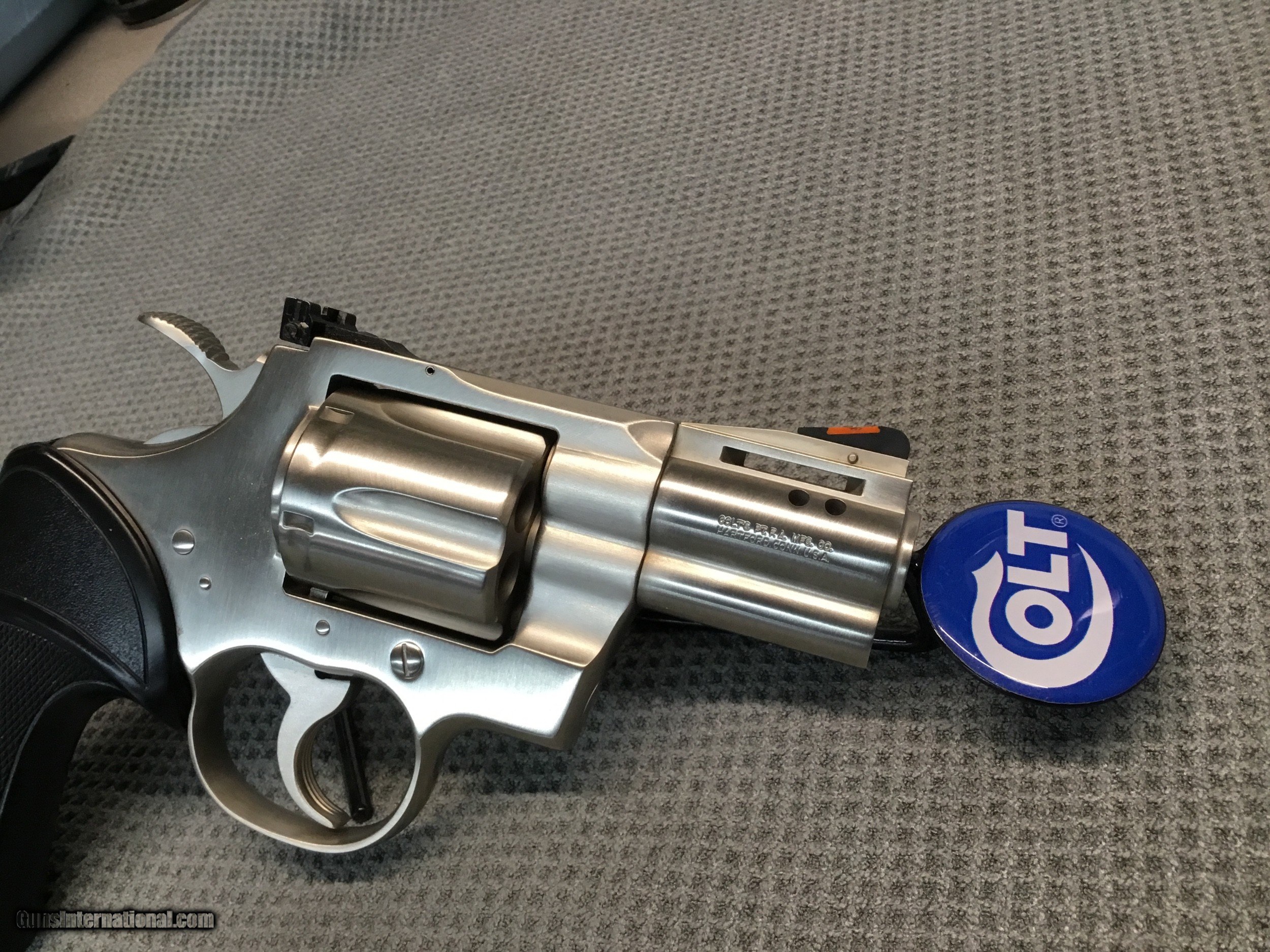 Colt python custom shop ported 2and half inch colt guard