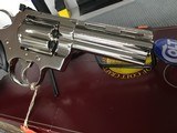 Colt python 4inch nickel new one owner - 5 of 6