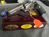 Colt python 4inch nickel new one owner - 1 of 6