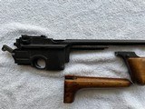 WAFFENFABRIKE MAUSER, MODEL C96 BROOM HANDLE CARBINE CAL 7.63X25 - 11 of 15