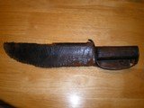 Civil War D Guard & Sheath 16 inches Overall 11 Inch Heavy Blade 1/4 inch Thick - 2 of 9