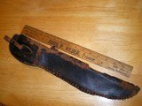 Civil War D Guard & Sheath 16 inches Overall 11 Inch Heavy Blade 1/4 inch Thick - 8 of 9