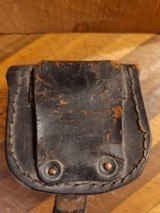CONFEDERATE CAP BOX WITH APPLIED COPPER STAR.HAS SINGLE BELT LOOP - 2 of 14