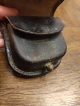 CONFEDERATE CAP BOX WITH APPLIED COPPER STAR.HAS SINGLE BELT LOOP - 5 of 14