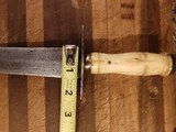 BOWIE AND SHEATH BLADE MARKED XXXX (CONFEDERATE? - 9 of 15