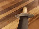 BOWIE AND SHEATH BLADE MARKED XXXX (CONFEDERATE? - 12 of 15