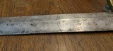 LARGE 18 3/8 INCH O/A 13 1/4 INCH BLADE BOWIE HAS LIGHT ETCHING CONFEDERATE - 11 of 13